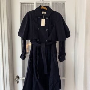 Dôen Bolton Coat with Cape, Wool, Small